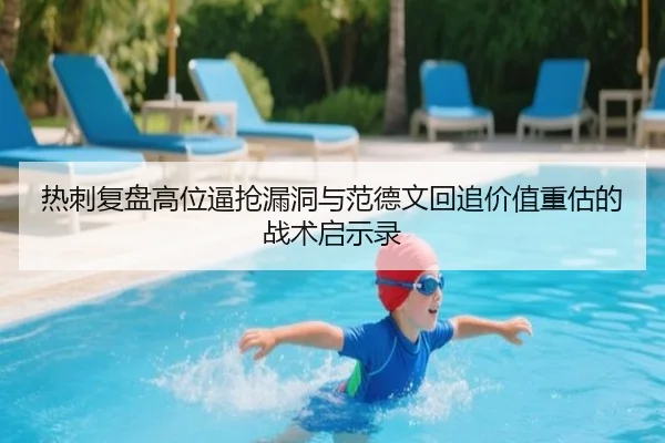 热刺复盘高位逼抢漏洞与范德文回追价值重估的战术启示录